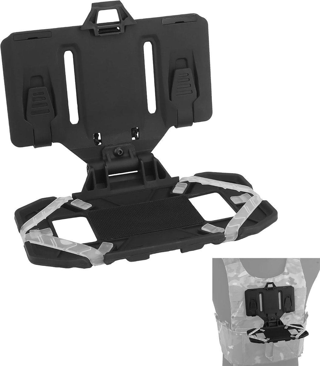Vest Molle opvouwbare telefoonhouder voor mobiele telefoons van 11,9 tot 17 cm