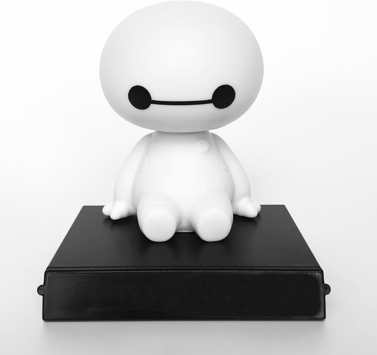 Baymax auto-accessoires interieur voor vrouwen mannen bobbleheads figuren auto dashboard decoraties pompon hoofd auto dashboard decor grappige auto ornamenten charme accessoires met
