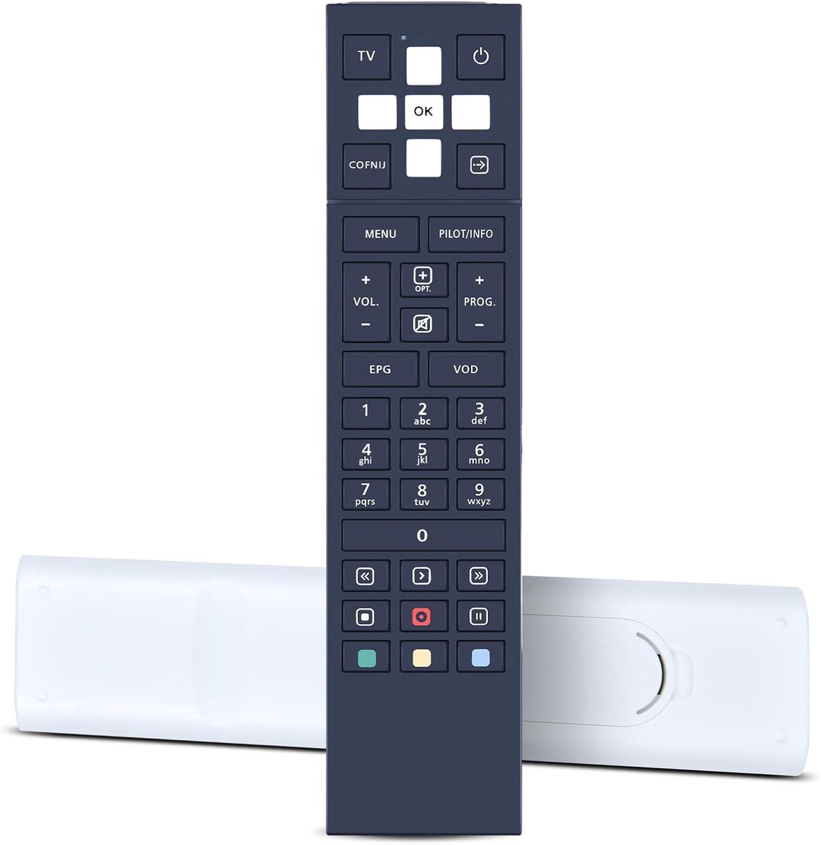 Afstandsbediening geschikt voor Pilot WiFi PremiumBOX+ Canal+ NC+ Premium Box 4K / WiFi Box/Sagemcom + DSIW74 set-top box (zwart)