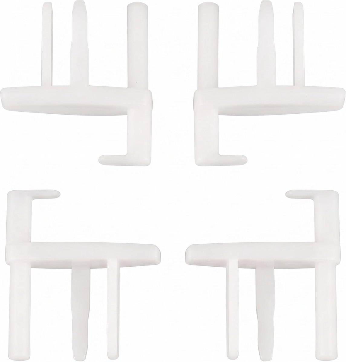 4x Eindkapjes voor Seitz Rollo 2000 Camper Rolgordijn - Set Links & Rechts