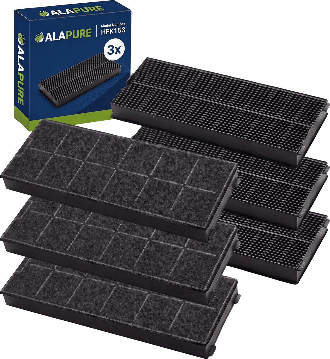 3x Koolstoffilter voor Etna ACC918 / 34534