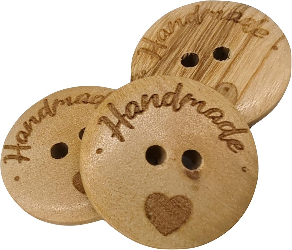 Knopen HandMade - Gewaxt Olijfhout * Gemaakt en verzonden vanuit SPANJE *.
