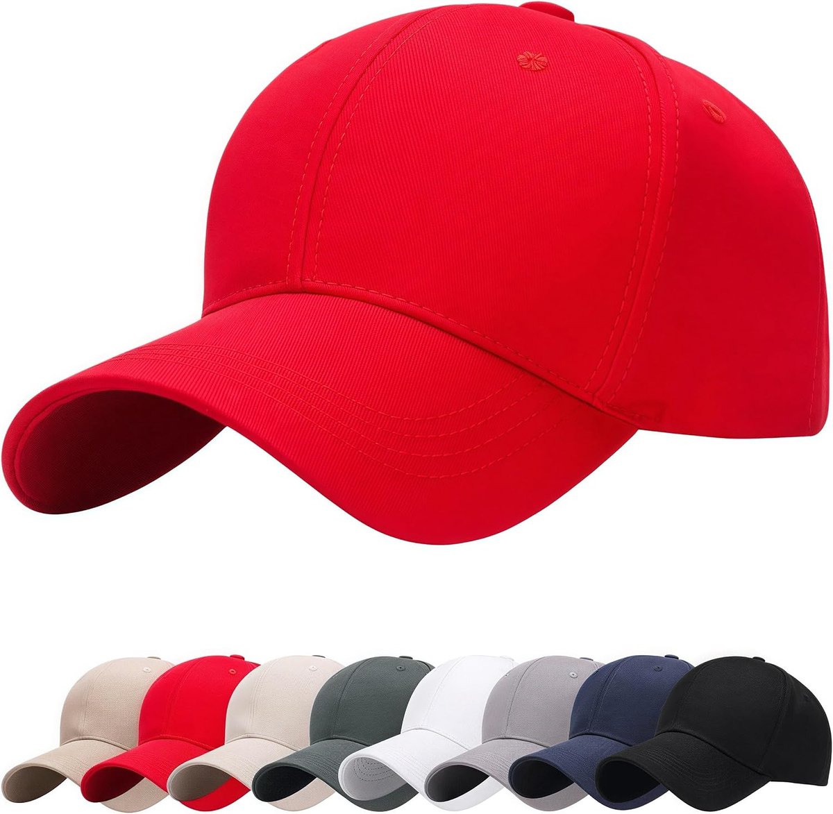 Honkbalpet voor heren, verstelbaar, wasbaar, klassieke baseballpet, uniseks, zonwering, katoenen baseballpet, voor mannen, geschenken
