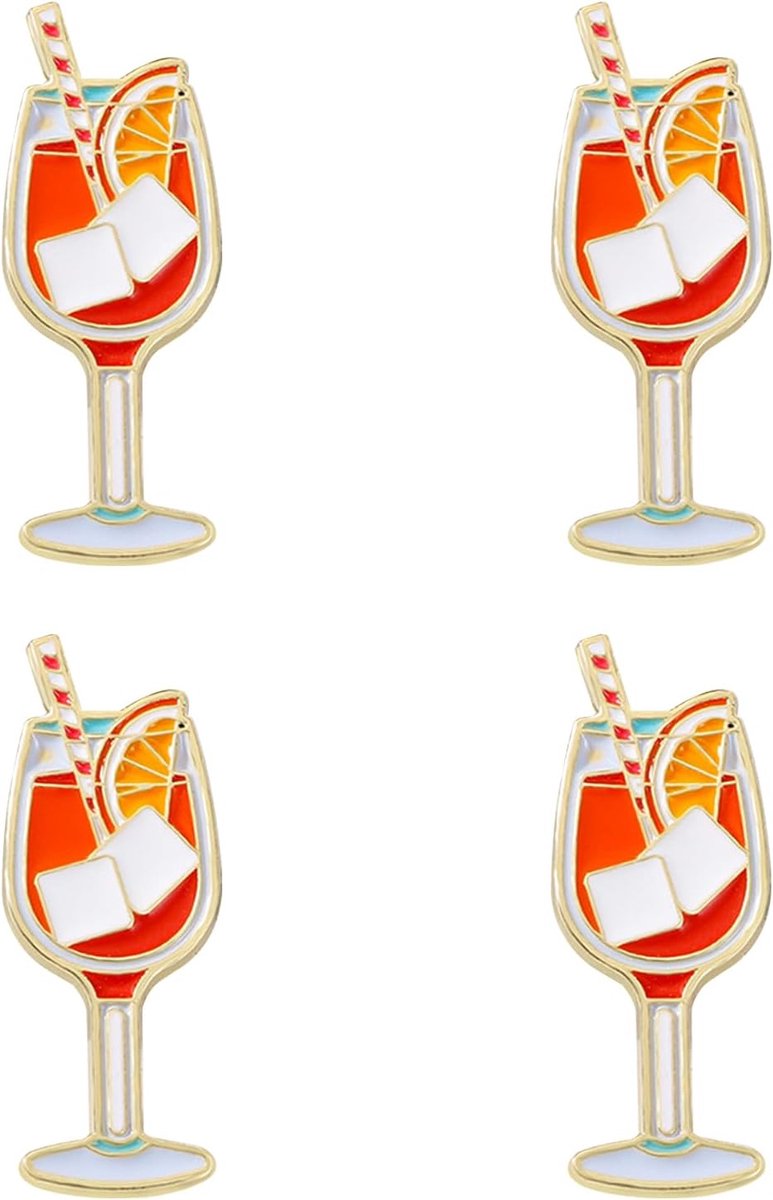 Broches, Leuke Reversspelden, Partij King Accessoires, Mini Reversspelden (Oranje).