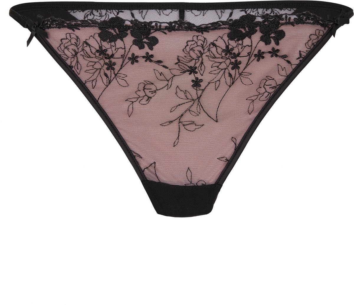 Hunkemöller Hoog uitgesneden brazilian Peonie Zwart