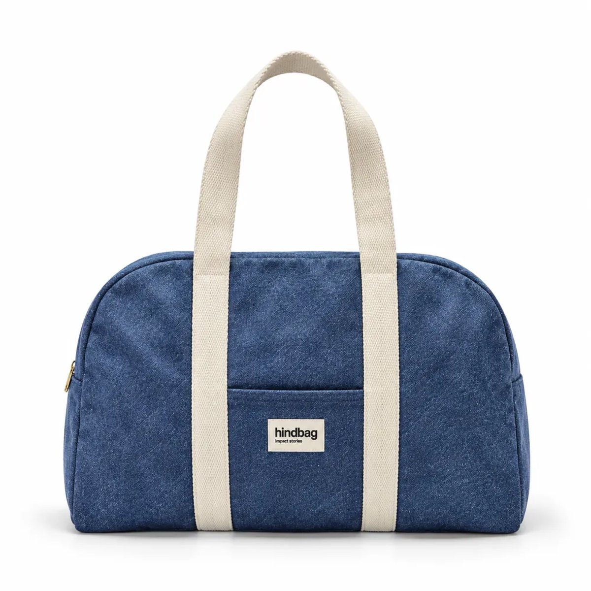 Hindbag sporttas Charlie denim blauw - biologisch katoen - schoudertas