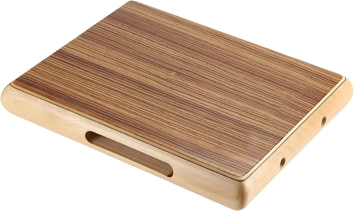 Cajon drum ultra dun - Zebra houten handpercussie - Compact ontwerp - Perfect voor optredens - ShopVlot