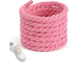 Thick Rope Laces for Air Force 1, 1 Pair Thick Laces, Chunky Laces for Trainers, Gym Shoes, Sports Shoes, Stylish - ShopVlot