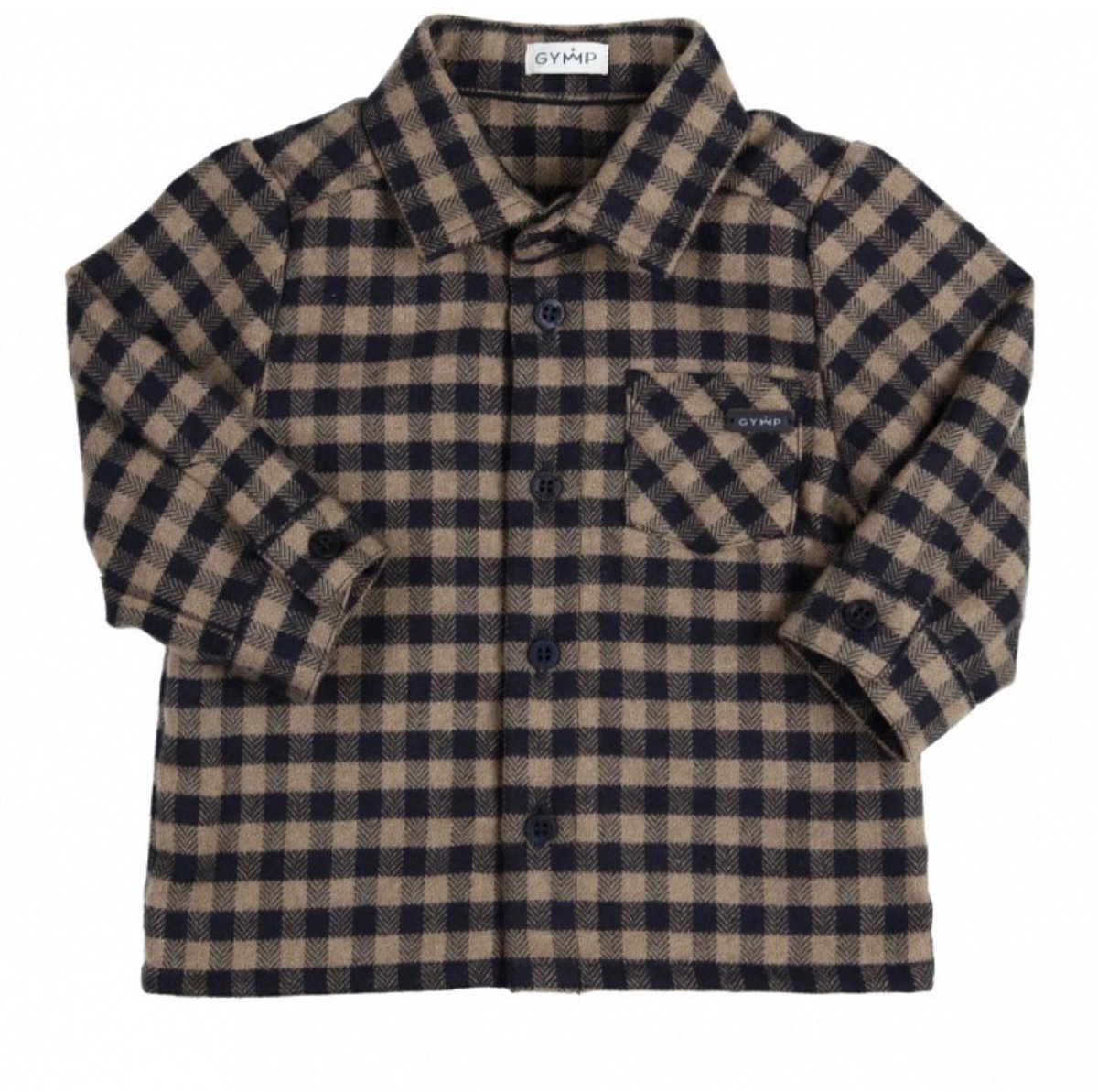 Gymp geruite blouse