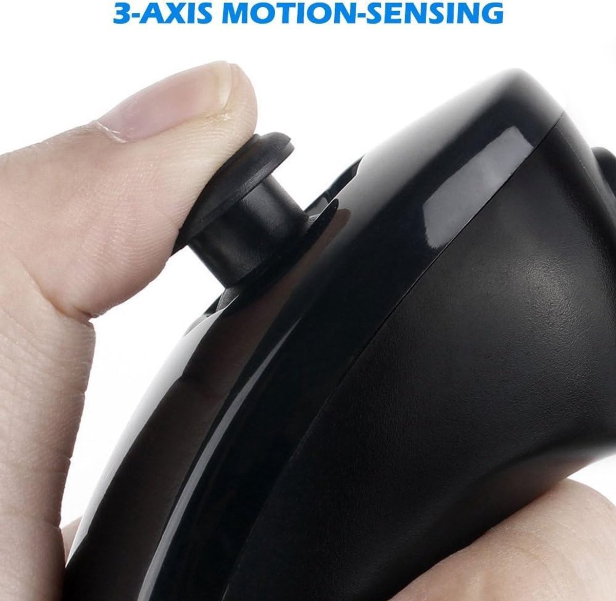 Zodazoqa 2 stuks bedrade Nunchuk Controller, draagbare Ambidextrous Game Remote met 3-assige joystick voor verbeterde - ShopVlot