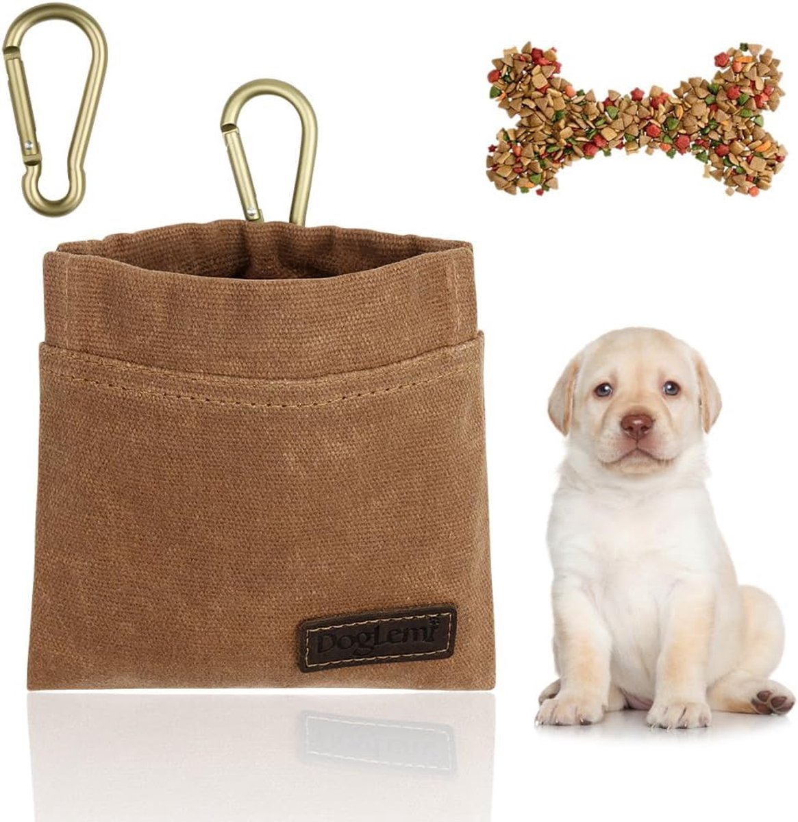 Puppy treat bag - waterproof - zelfsluitend - ideaal voor puppytraining - ShopVlot