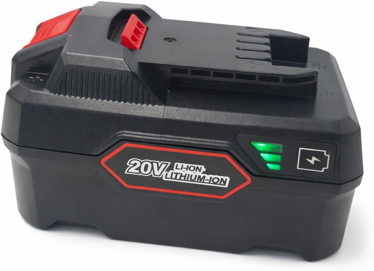 SnelShoppen - 5.0Ah Lithium-ion Accu voor 20V Tuin- en Gereedschap, Compatibel met Diverse Accutoestellen, Ideale Vervanging voor Lange Duurzaamheidsg