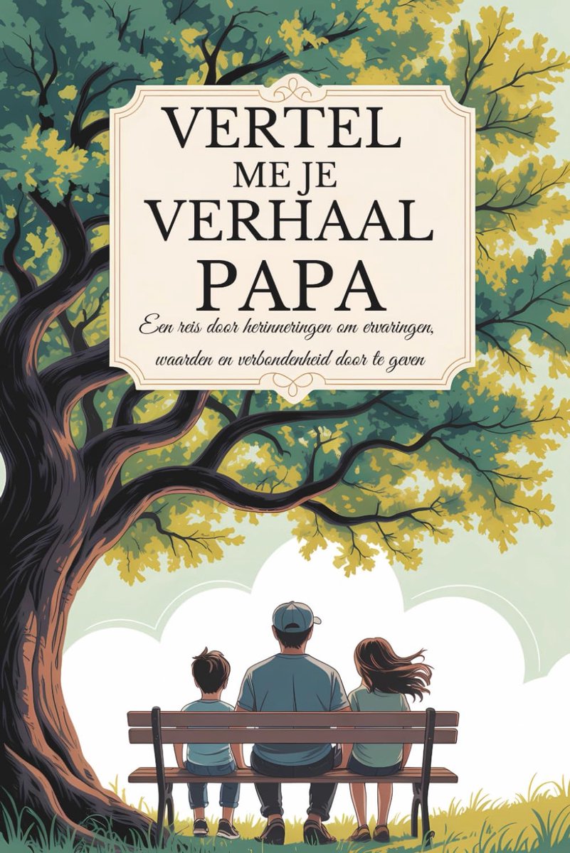 SnelShoppen - Papa, vertel me je verhaal: Herinneringenboek voor Vader, ervaringen en waarden doorgeven, 100 pagina's, mooi vormgegeven, ideaal cadeau