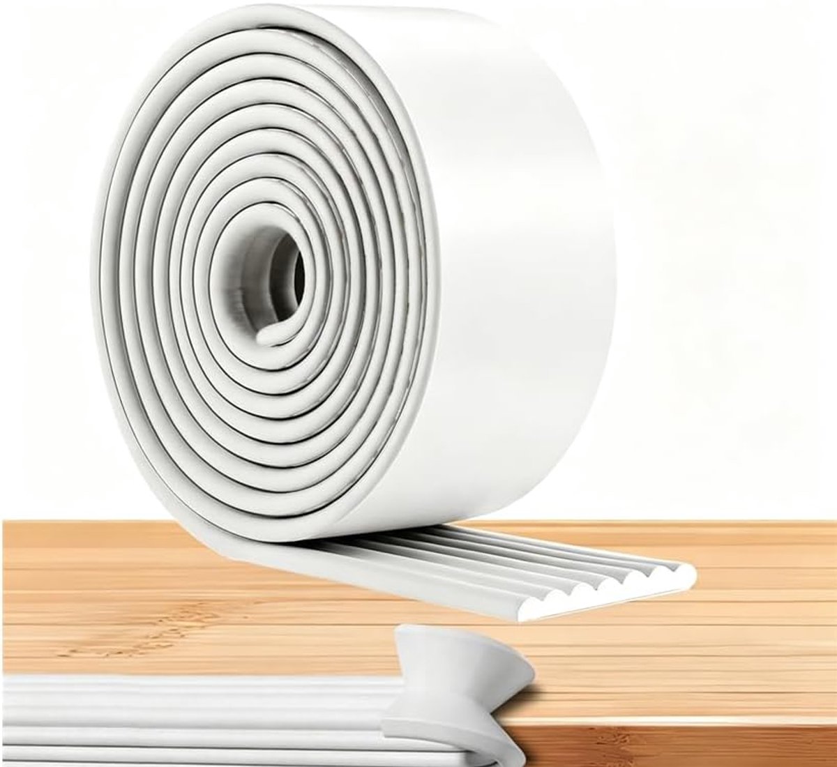 Baby van schuimrubber, 5M Kantenbescherming Zelfklevend, 8 cm breed Zelfklevende Hoekbescherming Tafelbescherming Baby, Zelfklevende Bescherming voor Bed, Tafelrand en