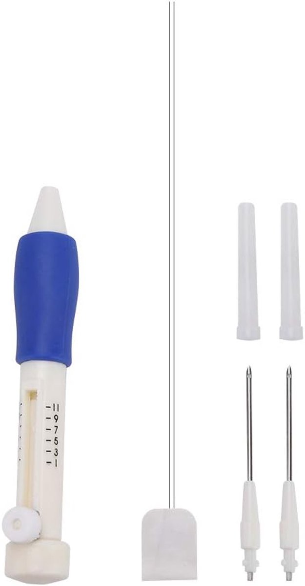Punch Pen,Punch Needle Tool, Breien Stitching Tool Punch Naald Naaien Accessoires Met Naaldinrijger, Voor Diy Craft Stitching Applique Versiering