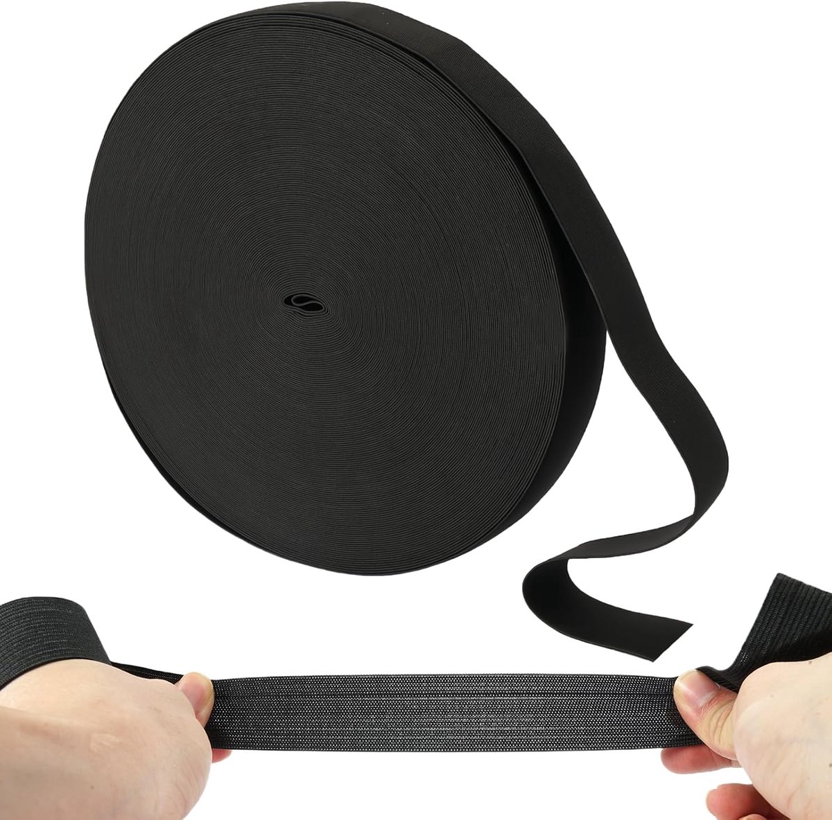 Elastische band, voor naaien, elastische band, polyester rubberen band, plat elastiek voor broekband om te naaien, elastiek accessoires