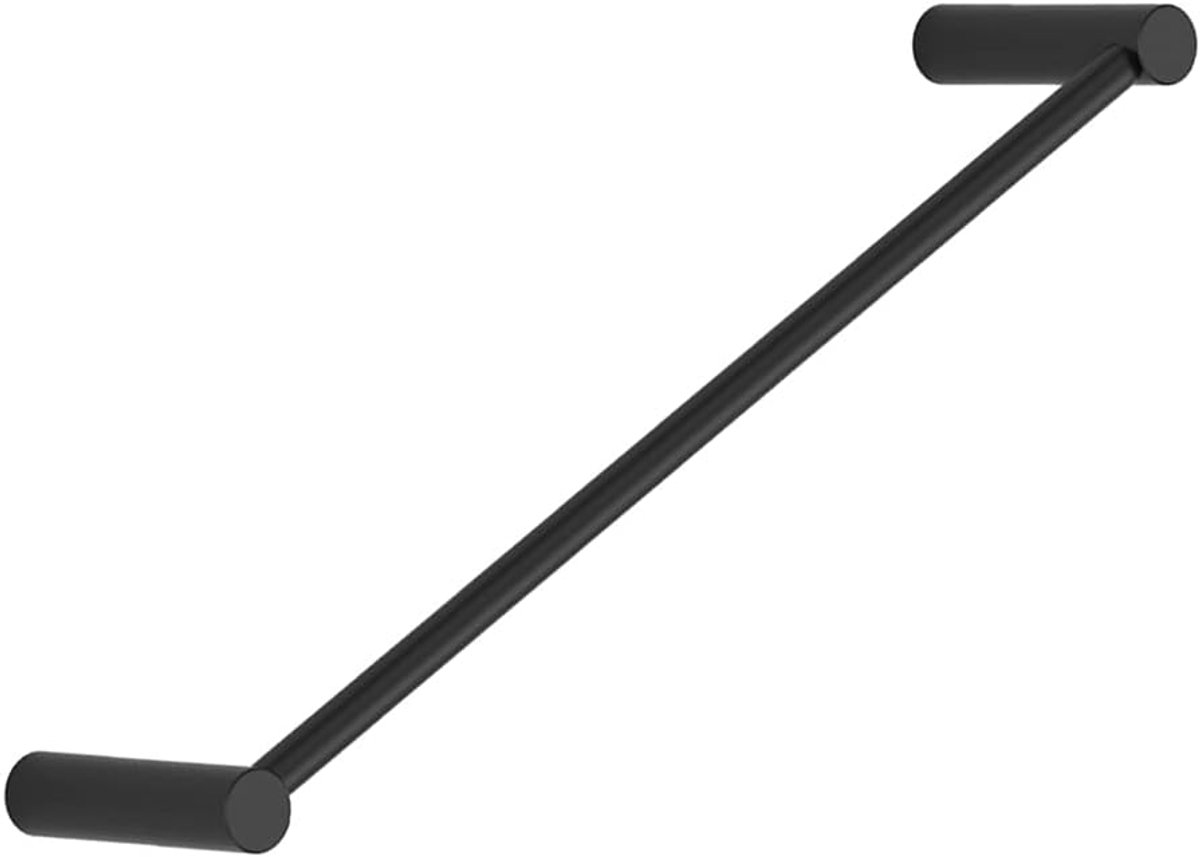Mat Zwart Handdoekhouder 30cm Met Schroeven Roestvrij Staal
