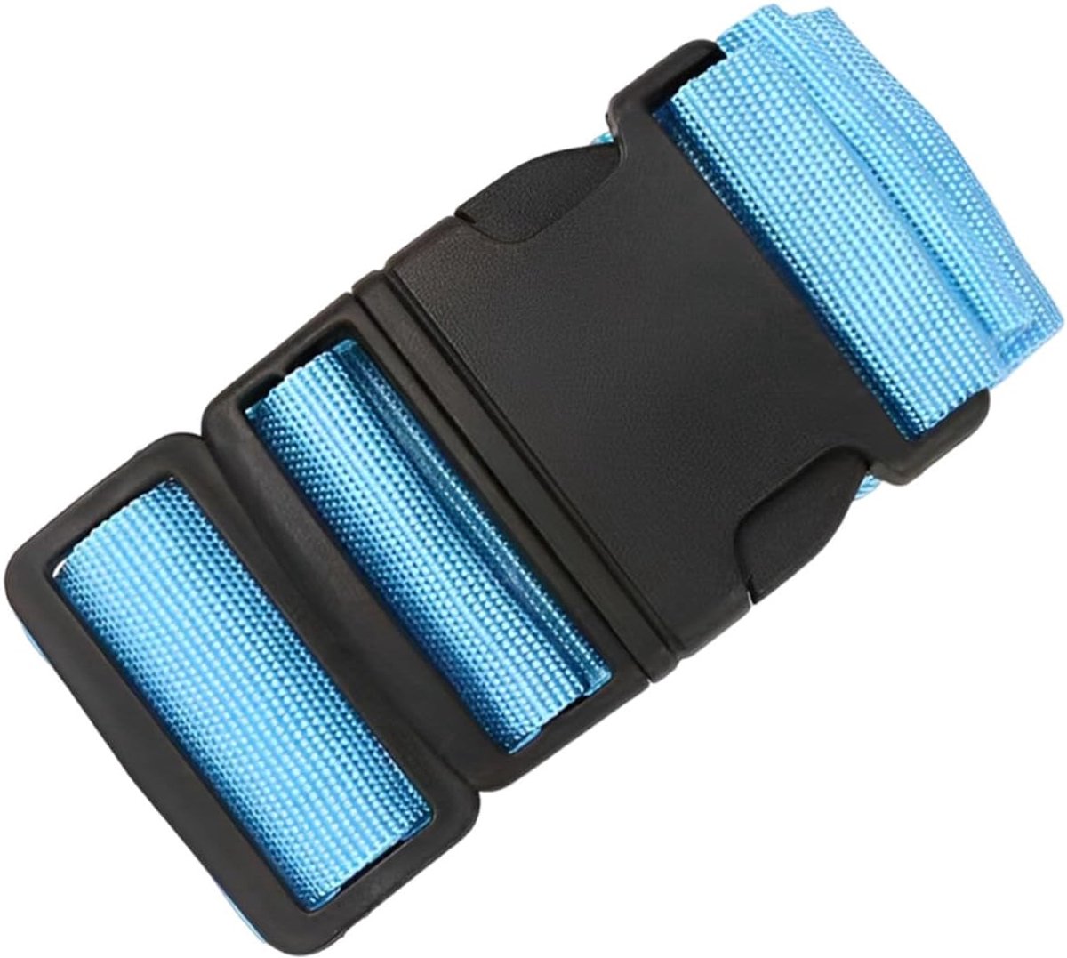 1 Stuk Bagage Kofferriemen - Reisaccessoires Verdikte Bagageriem met Snelsluiting, Verstelbare Reisbagageriemen voor Koffer, Bagage, Blauw