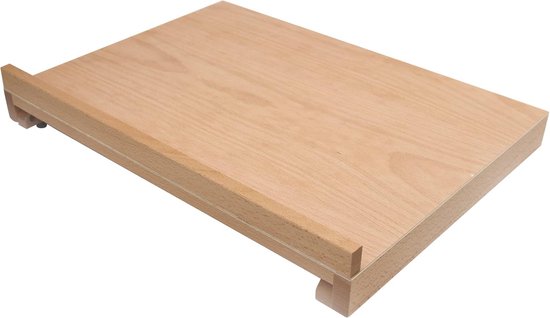 Tafelstandaard Tekenbord + Workstation Formaat A3 compact - 30 x 43 cm, Beukenhout, voor schilderen + schetsen, acryl, aquarel, potlood of houtskool — afbeelding 2