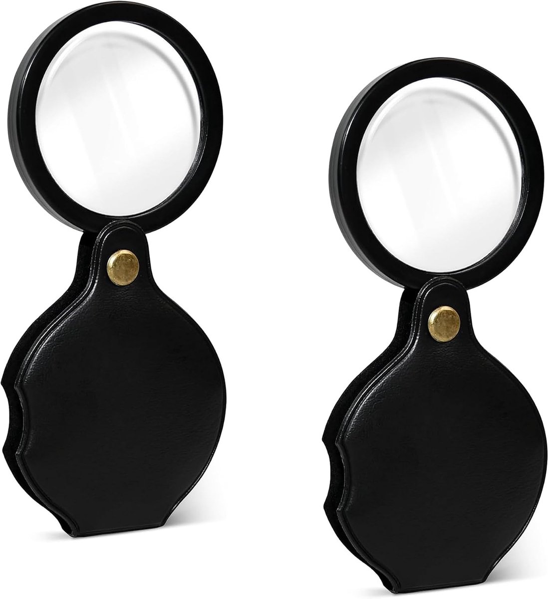 1Pcs Opvouwbare Pocket Vergrootglas, Hoge Vergroting, Draagbare Mini Lens voor Lezen & Reparatie Taken