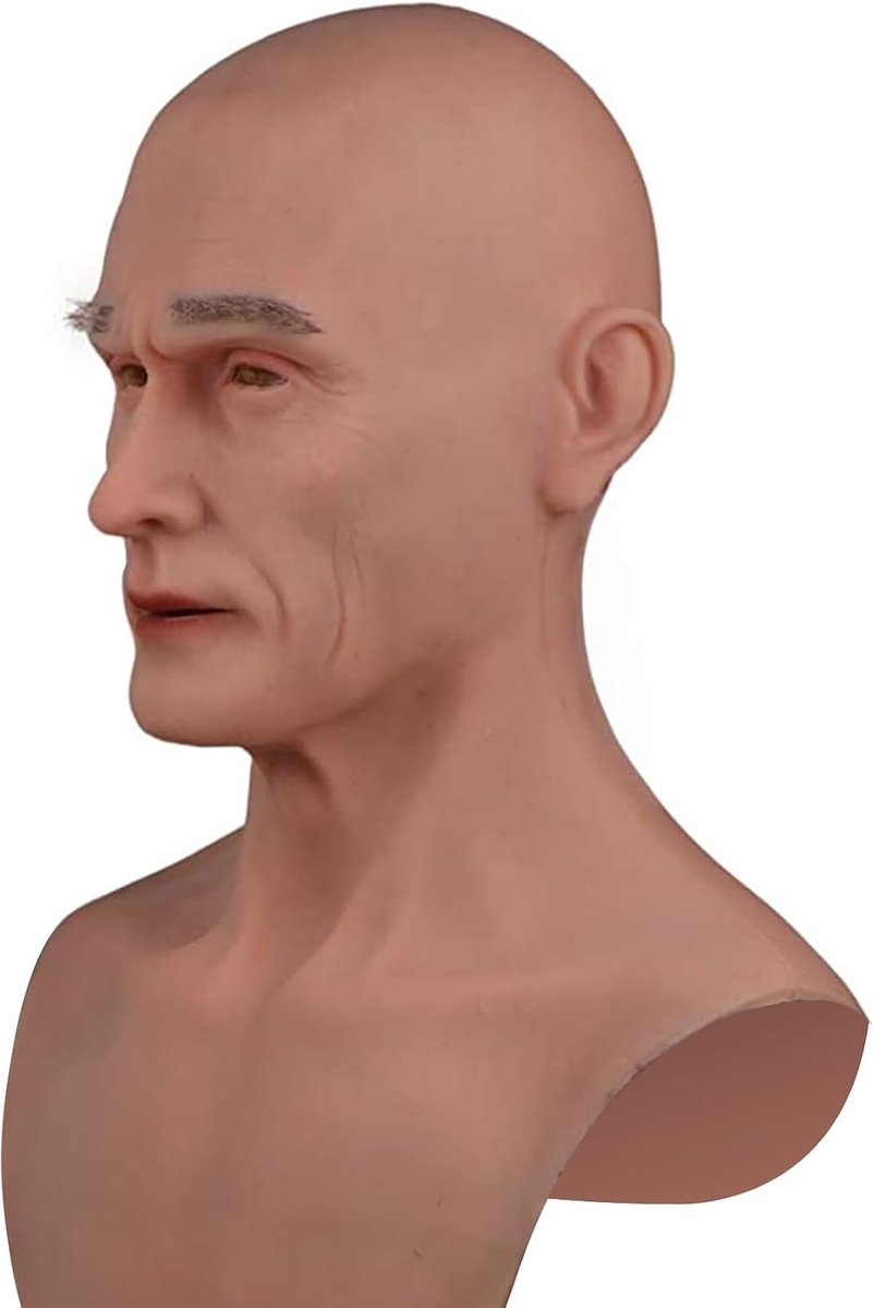 Siliconenmasker voor crossdressers, cosplay, Halloween