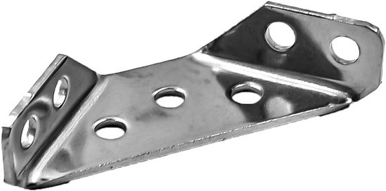 10 stuks hoekverbinder meubelconstructie universele hoekverbinder voor meubels gemaakt van roestvrij staal met schroeven voor kast tafel stoel — afbeelding 5