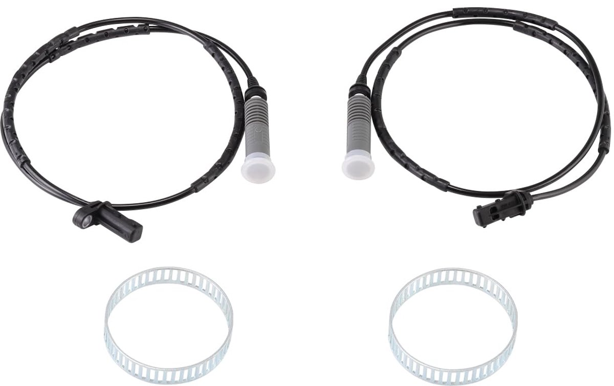 2 x ABS sensor wieltoerentalsensor, 34526762466 ABS wieltoerentalsensor achter links rechts, ABS sensor kabel voor BMW 1-serie E81 E82 E87 E88, voor BMW 3-serie E90 E91 E92 E93