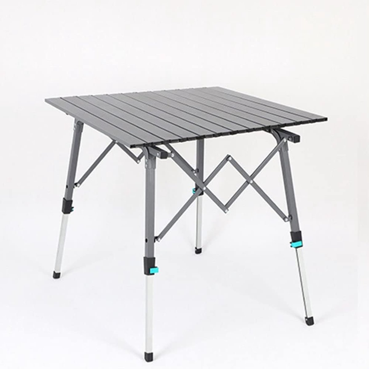 Draagbare campingtafel Aluminium stabiel Antislip Verstelbare hoogte Hoge kwaliteit Verdikte Duurzaam Gemakkelijk schoon maken Reizen voor picknick Keuken Wandelen Multifunctionele tafel