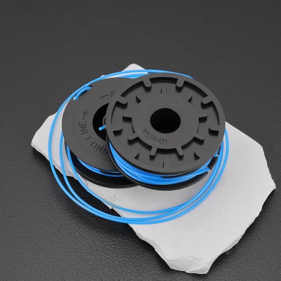 4 stuks GT2826 grastrimmer vervangende spoel en lijn 5 m x 1,5 mm, compatibel met Qualcast GT2826 grastrimmer, compatibel met MacAllister MGT430 — afbeelding 5
