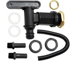Water Butt Tap Slang Regenton/¾ BSP Draad Vervanging Tap Plastic Snap-Fit Connector Bier Home Brew, met Water Butt Connector Pijp Link Kit