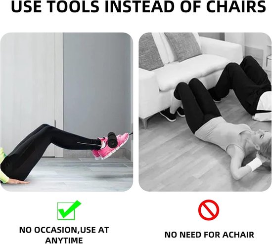 Ham Curl Hamstring Curl Strap, verstelbare hamstring-curl-banden, sit-up-hulp ...