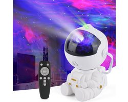 Projecteur de ciel étoilé LED Astronaute, Projecteur d'étoiles LED, Projecteur de galaxie avec télécommande, Projecteur veilleuse à vitesse et luminosité réglables, Projecteur Aurora Lights
