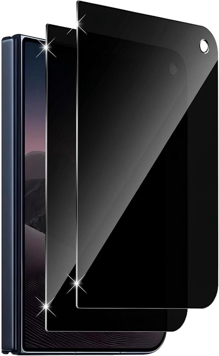 2 stuks Antispy Screen Protector voor iPFold Privacy, Guard 9H Filter Glas, Volledige Film gehard glas onbreekbaar, anti-verblinding