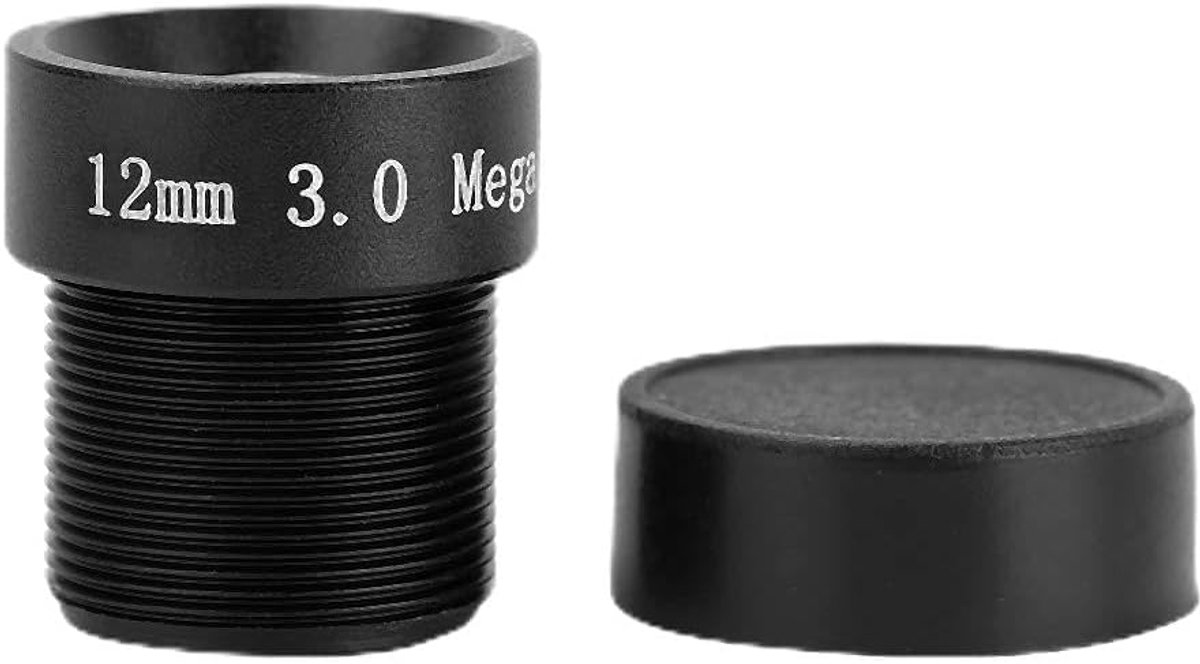 3MP M12 12mm Focal-Length CCTV Board Lens HD Replacement Lens for Security Camera