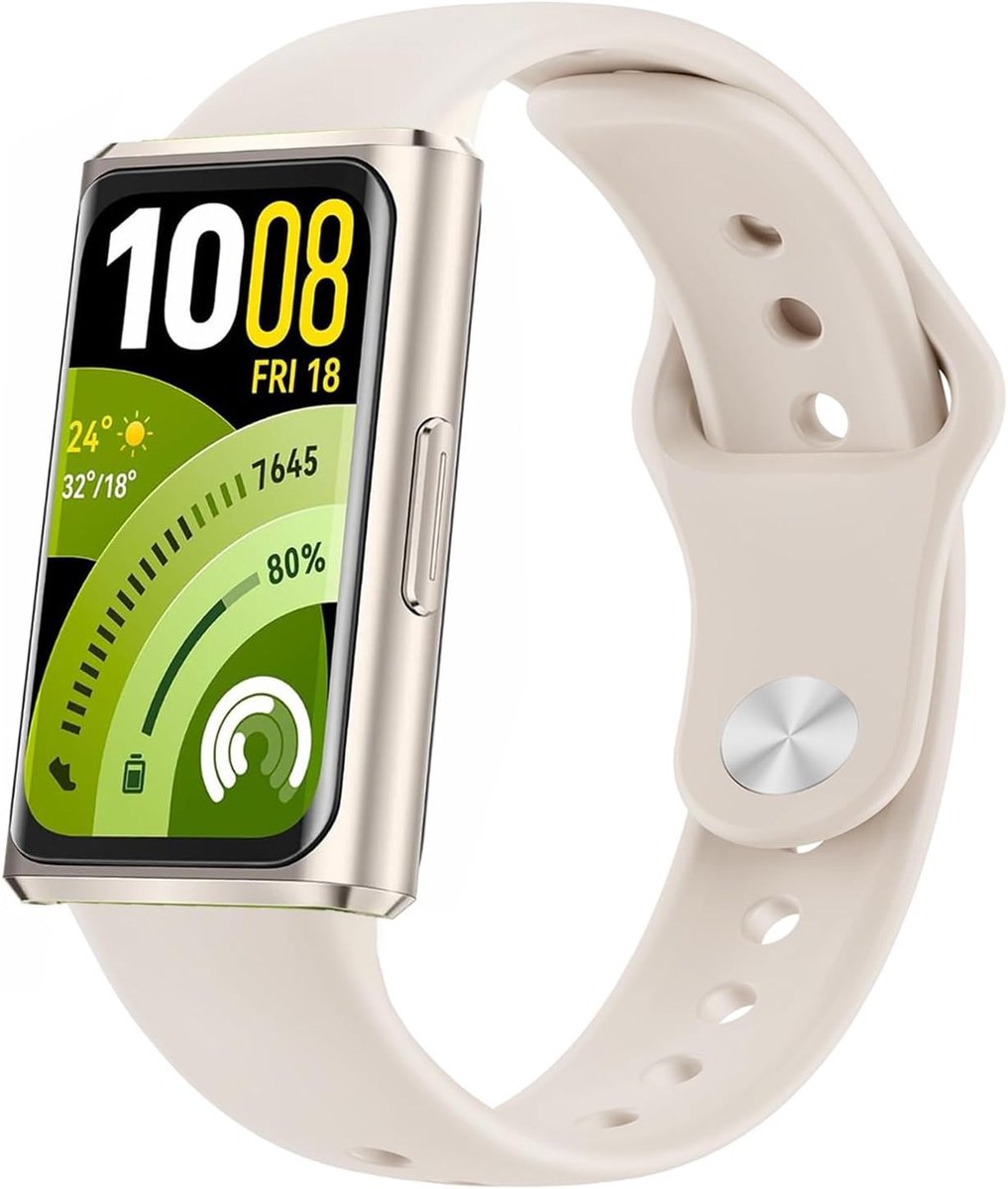 Siliconen riem voor Huawei Band 11/11 Pro - Zacht en comfortabel - Geschikt voor heren en dames - ShopVlot