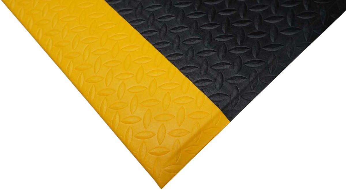 JekaShop Workstation WS-2 antivermoeidheidsmat voor volledige shifts tot 8 uur - Zwart - 1000 cm x 91 cm x 13 mm- Anti-slip - Veerkrachtig schuim - 13 mm - Voor binnen