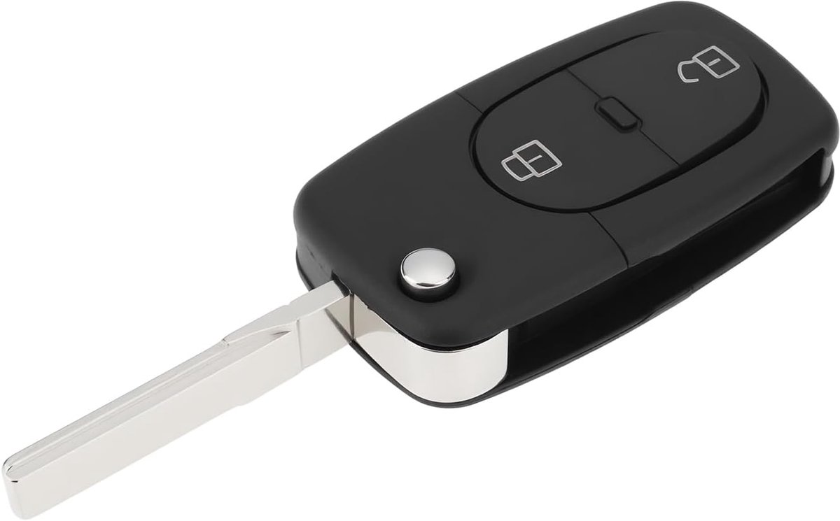 2 Knoppen Afstandsbediening Sleutel Fob ID48 433MHZ HU66 Compatibel met AUDI A3 A4 A6, 4D0837231R