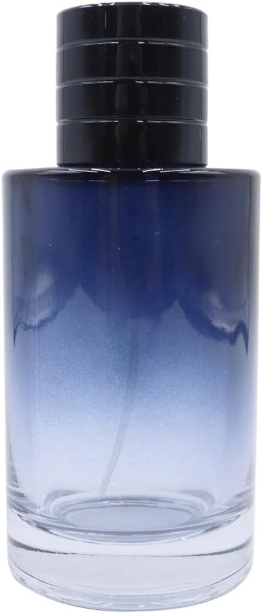 Gradient Color Parfum, navulbare spuitfles, draagbare Travel Empty parfumverstuiver, lekvrij en herbruikbaar, 100 ml