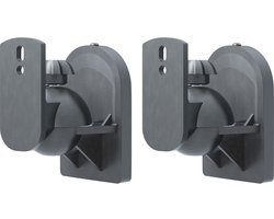 Goobay Luidsprekerbevestiging Universal, 2 universele beugels, zwart