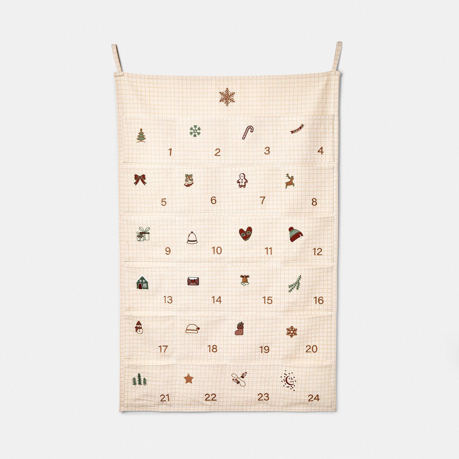Loberon Adventskalender Minsi bruin/crème