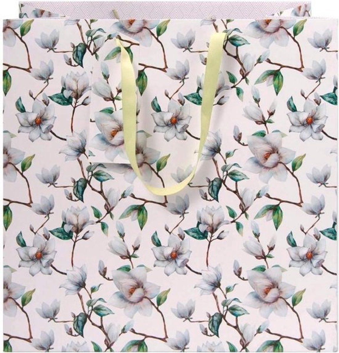 Geschenktasje - Cadeautasje cadeauverpakking - Cadeau geven - Tropisch bloemenpatroon - 38x38x215cm - Multicolor