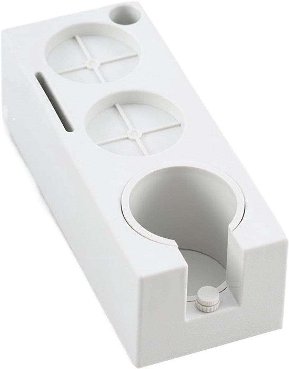 Espresso Station - Koffie Organizer - Koffie Bereiden - Verstelbare Hoogte - 24 x 8.9 cm - Wit