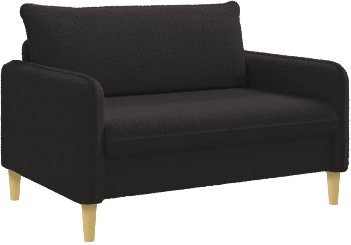 vidaXL XXL-fauteuil - Zwart - Bouclé