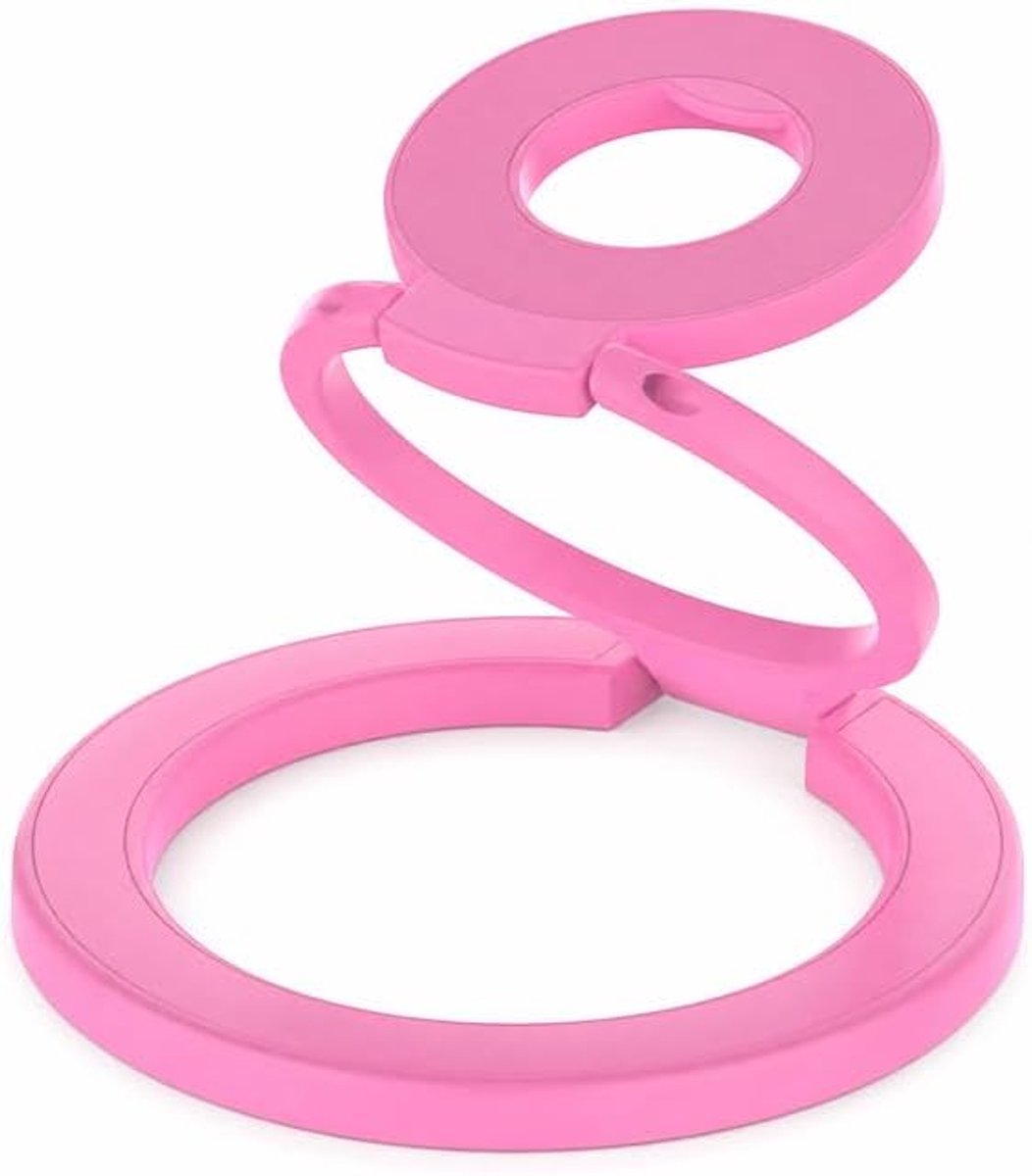 telefoonringhouder, drievoudig opvouwbaar, 360° draaibare ringhouder met klapfunctie, multifunctionele magneethouder met ringsluiting, voor iPhone 17, 16, 15, 14, 13, 12 en Android