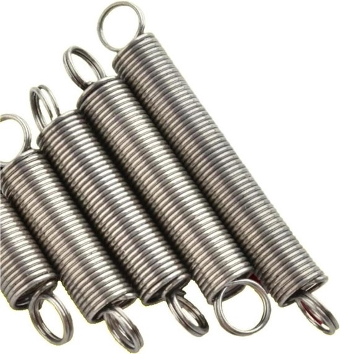 Trekveren Roestvrij Staal - Veren Ringhaak - Apparaten Reparatie - 304 Roestvrij Staal - 1.5mm x 15mm x 100mm