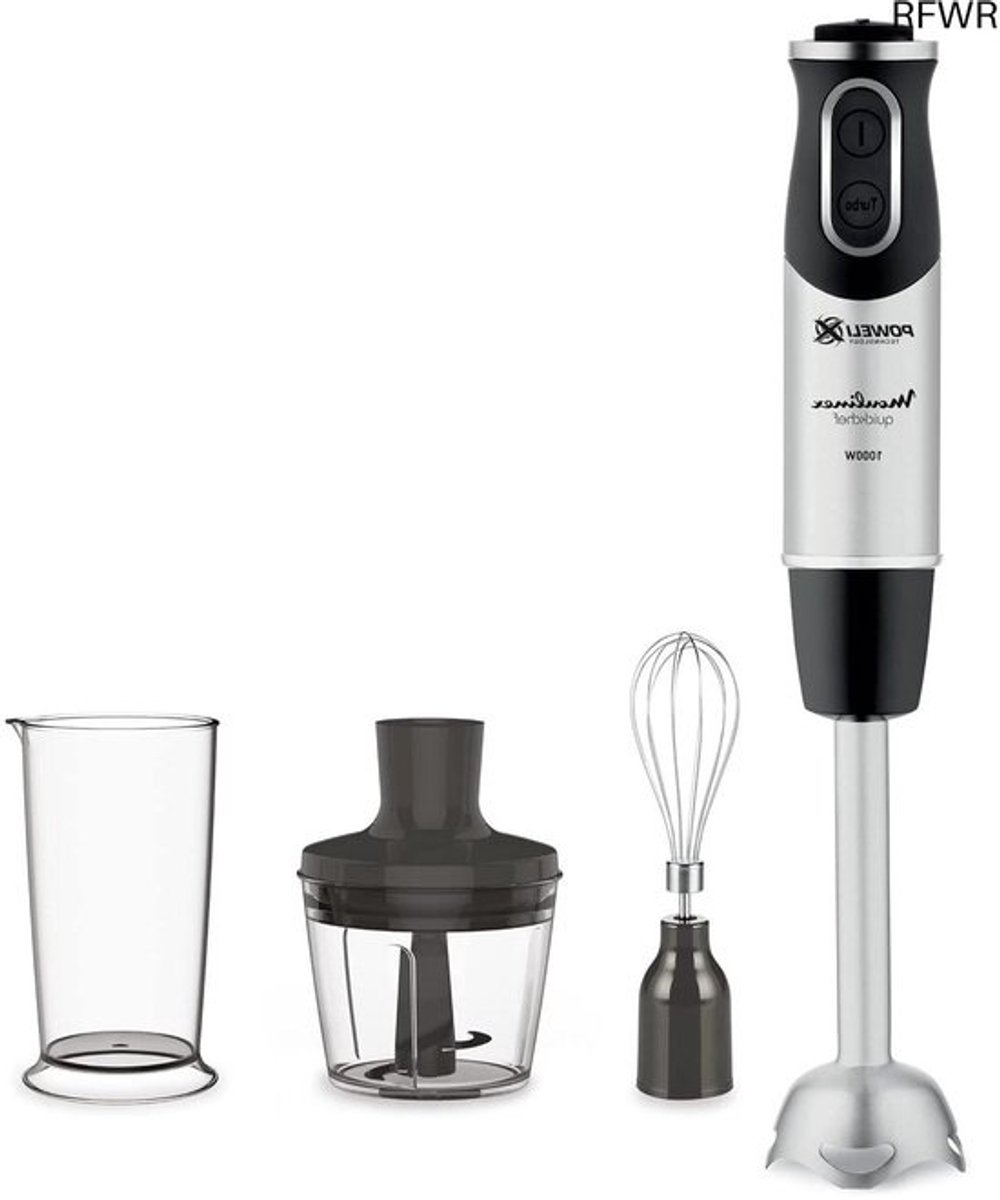 Staafmixer Set - Hakmolen - Groentesnijder - Soepmaker - krachtig