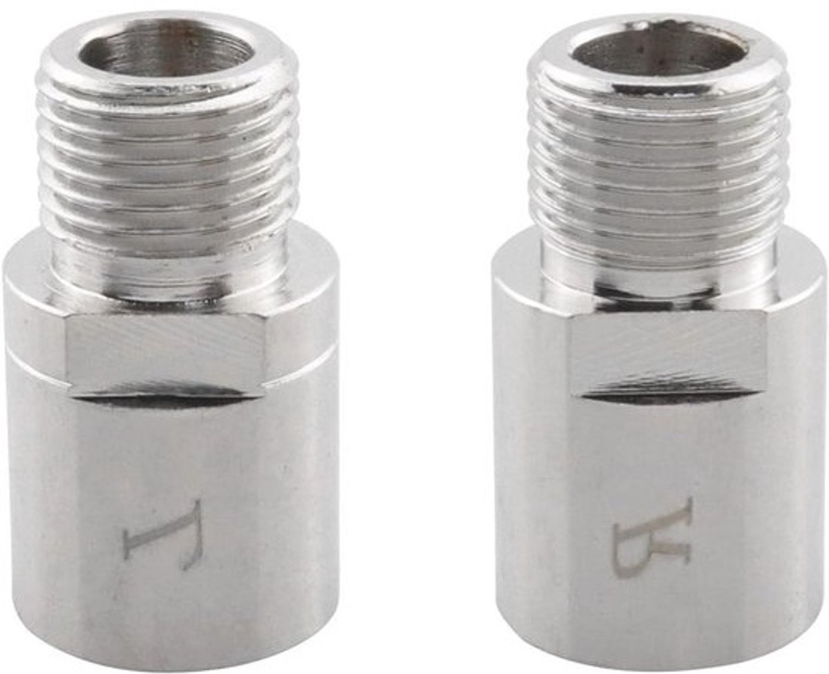 Pedaal Extenders - Fiets Onderdelen - Comfortabel Fietsen - Verlengt Pedaalas 20mm - 1 Paar - Metaal