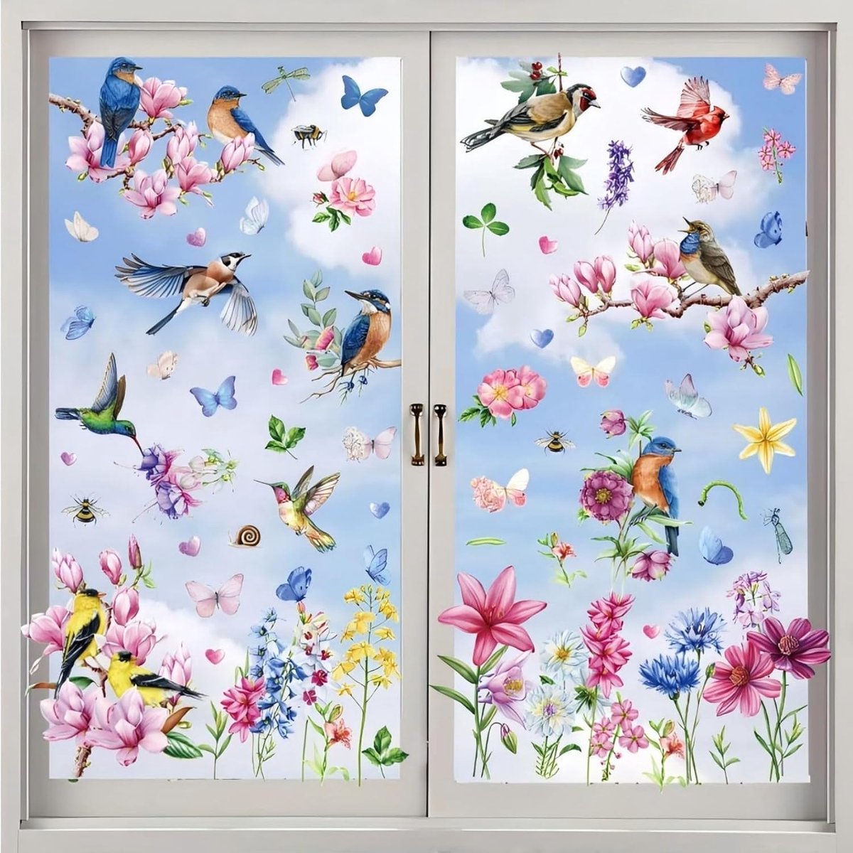bloemen raamdecoraties