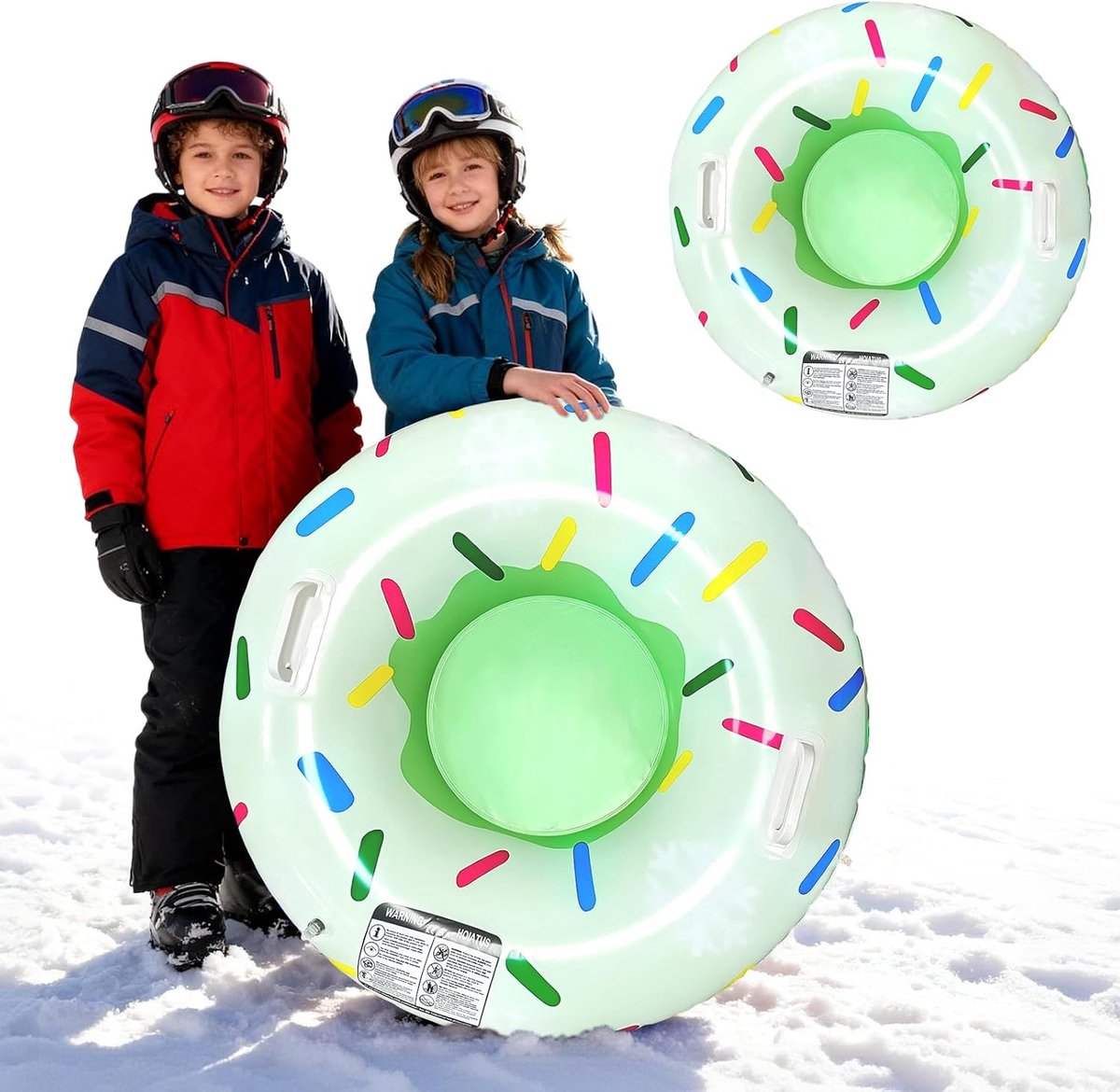 Sneeuwslee, 92 cm, drijvende skislee, ski-accessoires voor kinderen en volwassenen