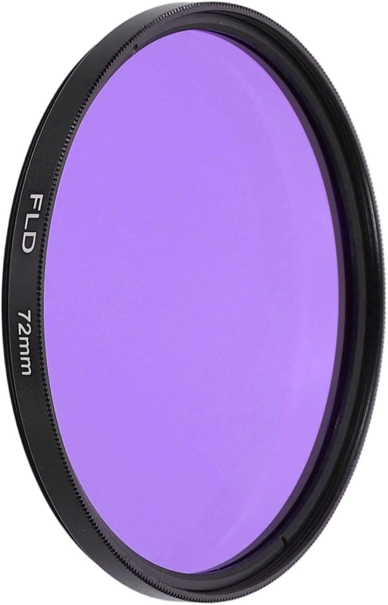 72 mm lensfilter FLD fluorescerende filters kras optische hars cirkelvormige inschroefbare cameralens kleurcorrectie accessoires voor camera fotografie lens, paars